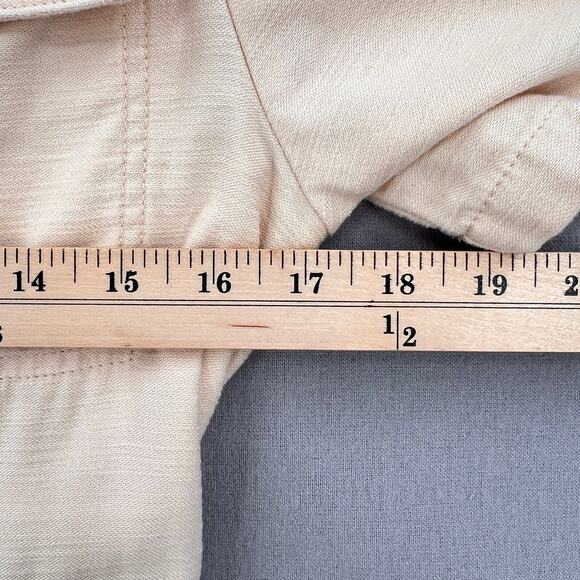 URBAN OUTFITTERS BDG Liz Short Sleeve Coverall Jumpsuit Womens Small Cream - Picture 16 of 16